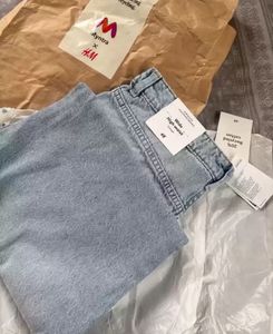 H&amp;M Light Blue Wide-Leg Jeans – Size 30 | With Tag