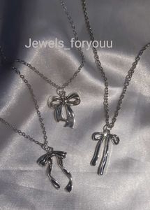 Bow Pendant Necklace