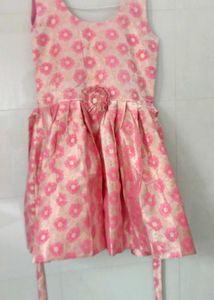 Cute Pink Floral Dress