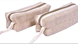 Jute Travel Pouch