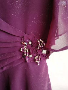Maroon Party Dress
