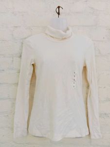 High neck Crop Sweater
