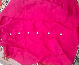 Pink Button-Up Top
