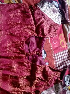 New Banarasi Blouse No Damage No Old New Red New With Tag