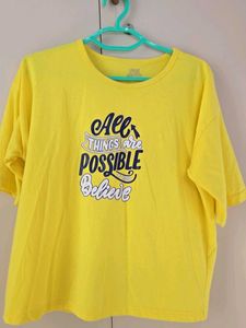 Yellow Graphic T-Shirt