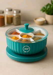 Revolving Masala Box Two Color 💚 And Purple 💜