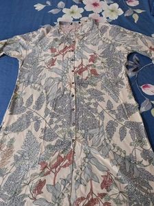 Floral Print Shirt kurta
