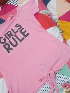 Girls Rule Pink Top