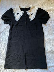 Korean Cute Black Dress