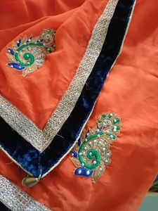 Ombre Orange Saree