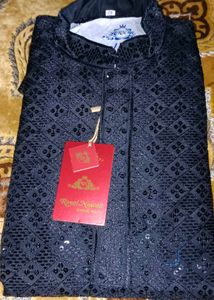 Green Embroidered Kurta Set