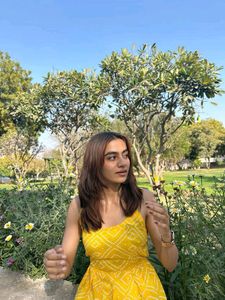 Yellow Short Kurti