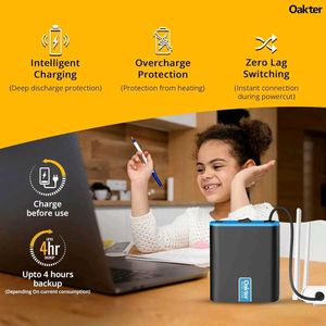 Oakter 12V Mini UPS for WiFi Router/Modem