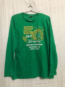 J&A Racing Green Long Sleeve T Shirt