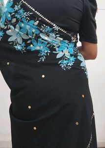 Floral Print Saree