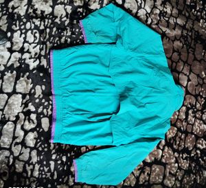 Cozy Accent Teal Jacket