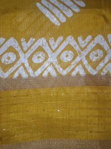 Elegant Yellow Saree