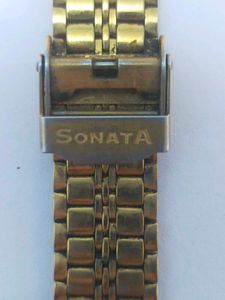 Sonata Gold Watch