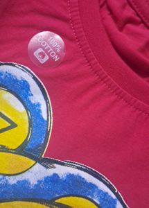 HOT PINK T-SHIRT FOR GIRLS.