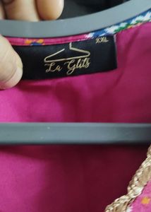 Pink Kurta Set- sharara