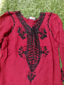 Embroidered Kurta Set