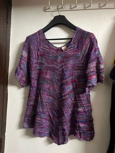 Colorful Knit Top