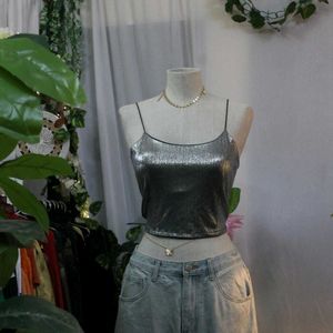 Silver Shimmer Cami Top