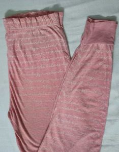 Pink Printed Bottoms Pyjama