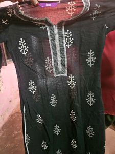 Elegant Black Kurta
