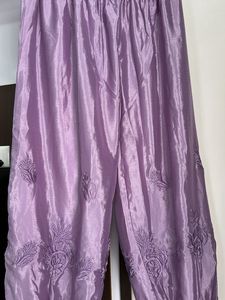 Afghani Silk Elegant Purple Tunic Set