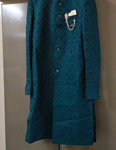 Elegant Teal Sherwani