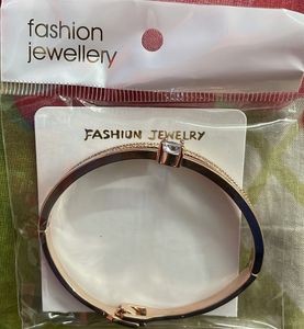 Rose Gold Crystal Bangle