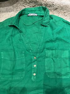 Zara Green Top👌