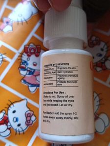 Arey Sunscreen Face Spray