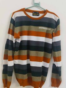 Striped Crew Neck asthetic Sweater