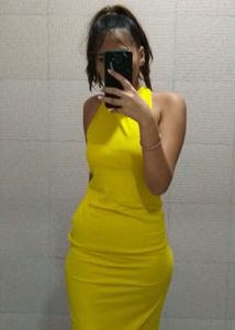 H&amp;M Bodycon Sexy Cross Back Dress