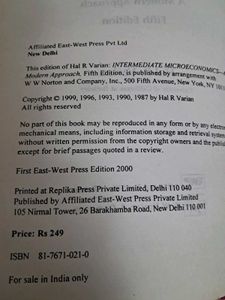 Intermediate Microeconomics Textbook