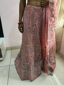 Elegant Peach Lehenga Choli
