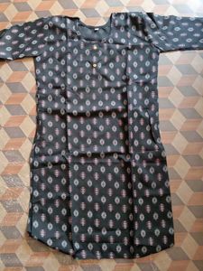 Black Printed Kurti
