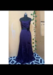 Beautiful Purple Trail Gown