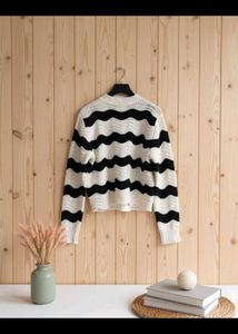 Stylish Black &amp; White Sweater
