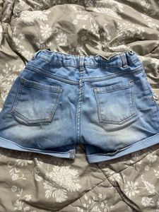 Blue Denim Shorts