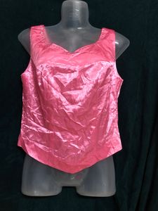 Pink Sleeveless Top