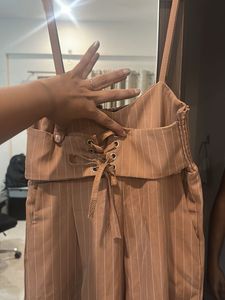 Striped Jumpsuit