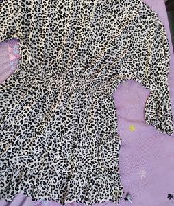 Zudio,Animal Print Dress ,Bust Size :38