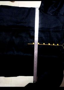 MEN&#39;S Black Cotton Silk KURTA PAJAMA SET