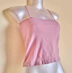 🎁Buy 2 Get 1 Free🎁Pink Spaghetti Papped Top
