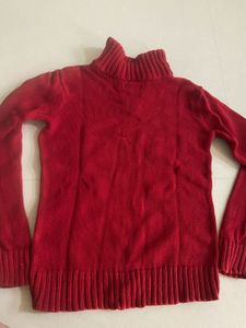 CHAPS Red Knit Sweater