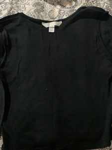 H&M Black Ribbed  Top