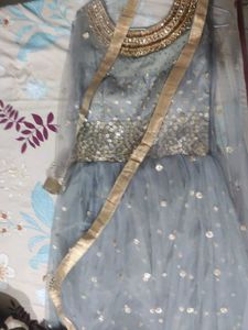 Grey Party Gown